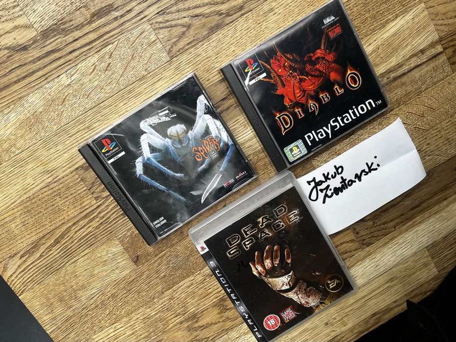 GRY PS1 diablo spider