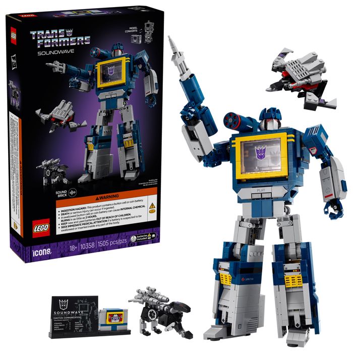 Lego 10358 Soundwave selado