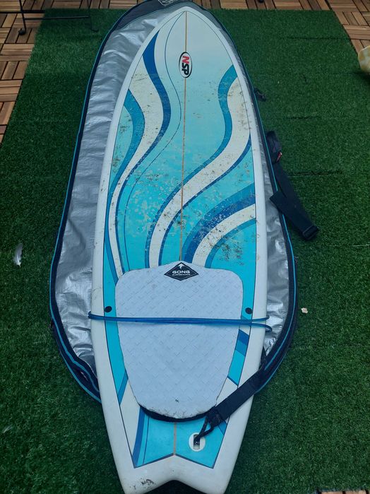 Prancha de Surf NSP 6'9" + Capa + Leash – Excelente para evolução