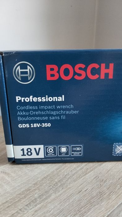 Klucz Udarowy Akumulatorowy BOSCH GDS 18V-350