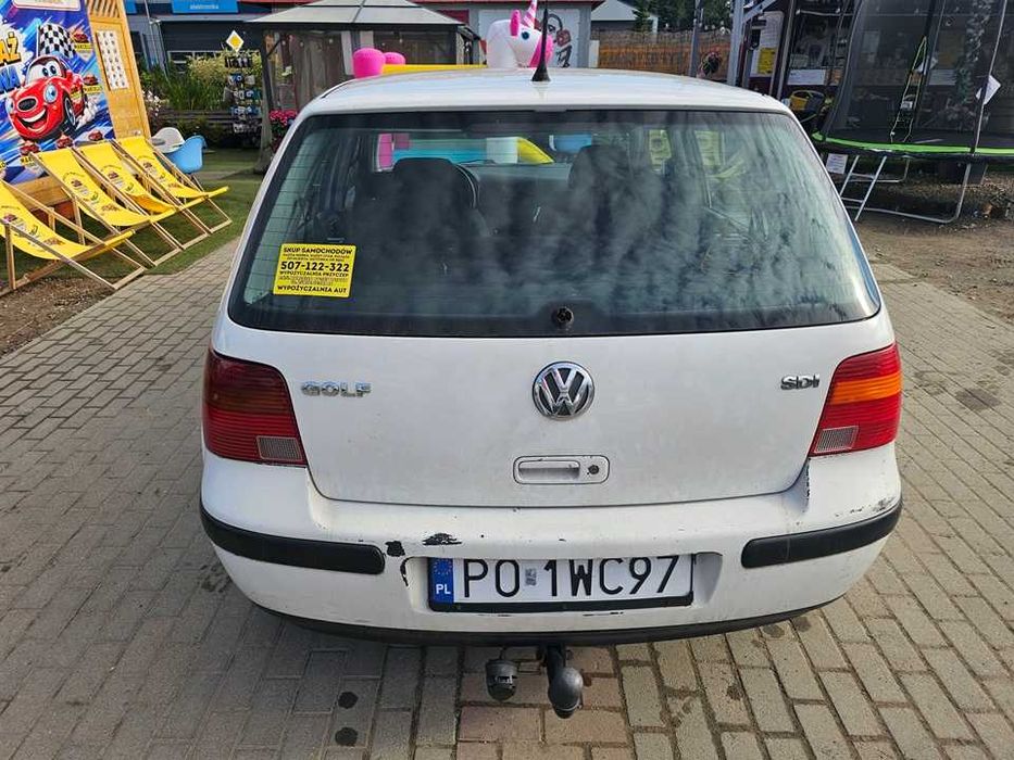 Volkswagen Golf IV 1998r/1.9 SDI  diesel/68KM/hak/PT do 2027/klima