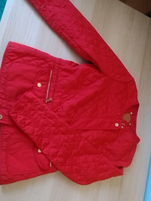 Massimo dutti czerwona kurtka 38