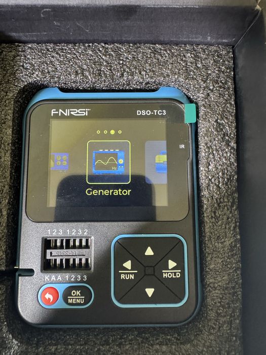 Osciloscopio medidor componentes