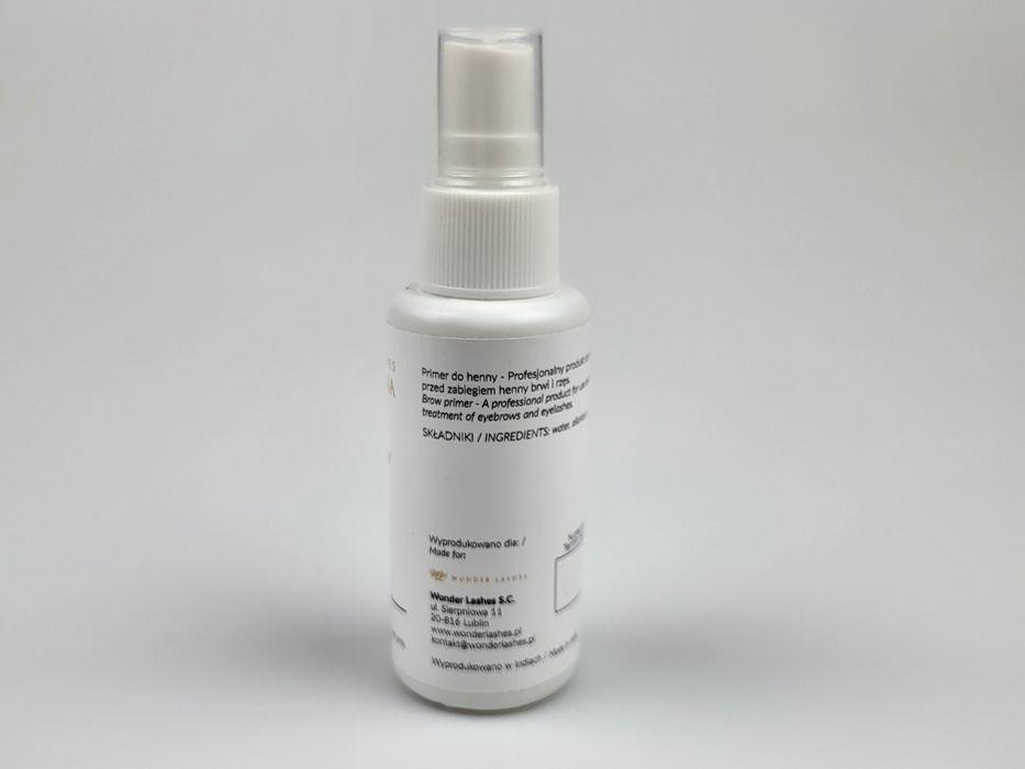 Primer odtłuszczacz w płynie do brwi henny 50ml