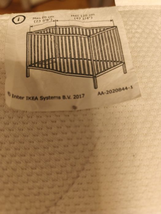 Colchão cama de bebê,1.20x 0.60