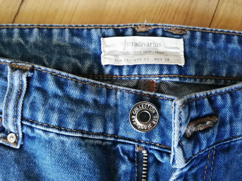Spodnie damskie 34-36 zestaw długie krótkie