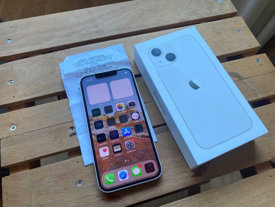 Vendo iPhone 13 Branco 128Gb Fatura