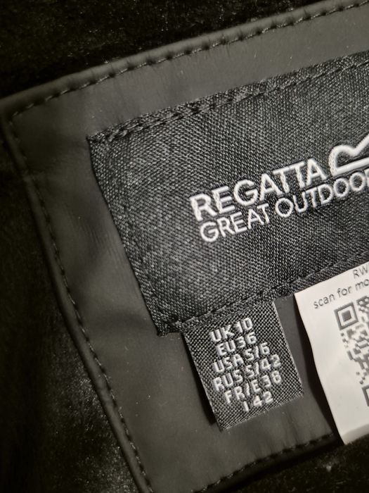 Czarna Kurtka - Marka Regatta, Rozmiar S