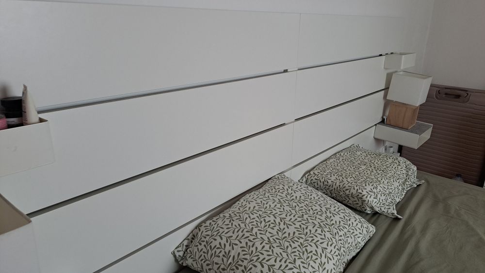 Cama de Casal NORDLI 160×200 cm