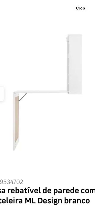 Mesa rebativel de parede
