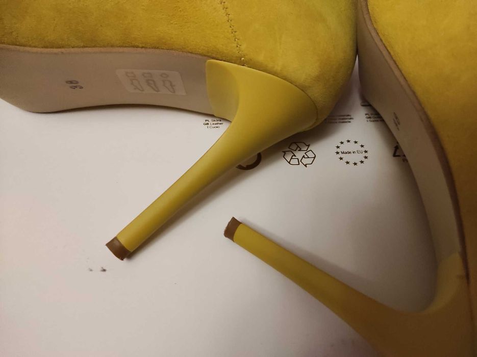 Żółte szpilki 38. Okazja!