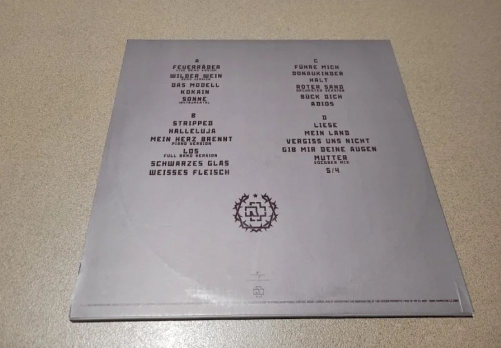 Vinil duplo Rammstein