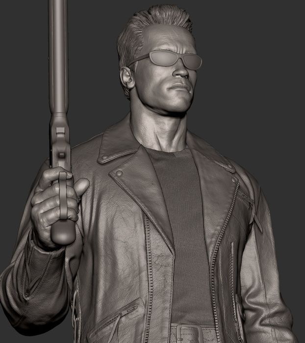Figurka 3D  Terminator– Fan Art, druk 16K