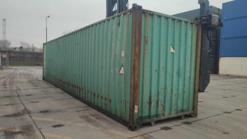 Kontener morski magazynowy 12metrowy używany szczelny 40 HC - PK