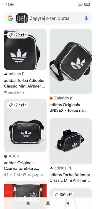 Adidas Torebka Saszetka  Sportowa