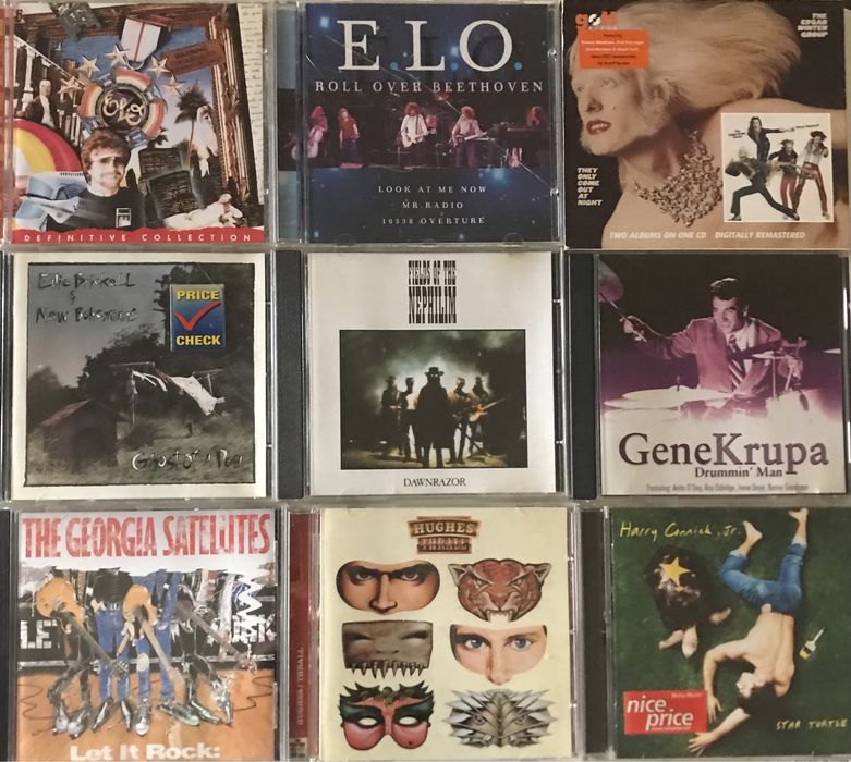 Pop Rock CDs (E-H) ELO, Eddie Brickell, Georgia Satellites