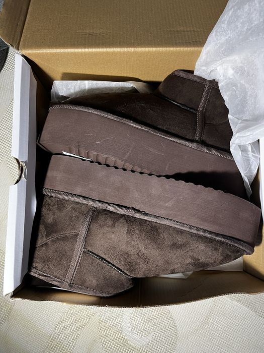 Класичні уггі на платформі Be You Шоколадний  40