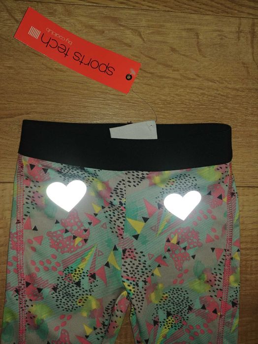 Nowe Smyk 104 Sports Tech legginsy dla dziewczynki