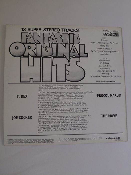 Fantastic Original Hits  płyta winylowa