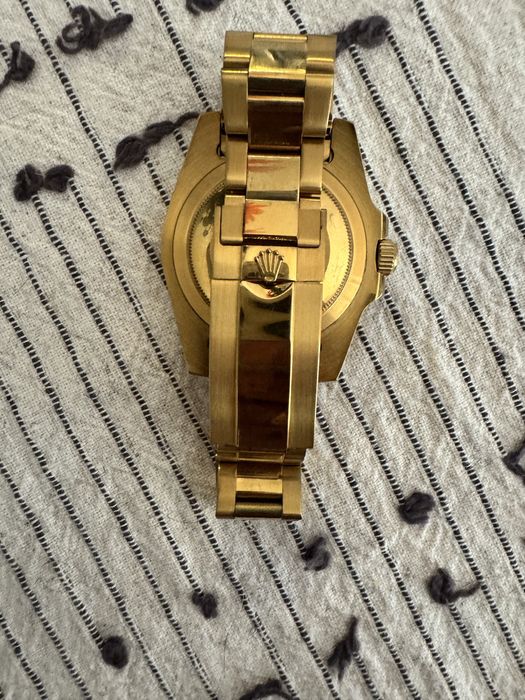 Rolex GMT-Master II – Pulseira Dourada, Mostrador Verde