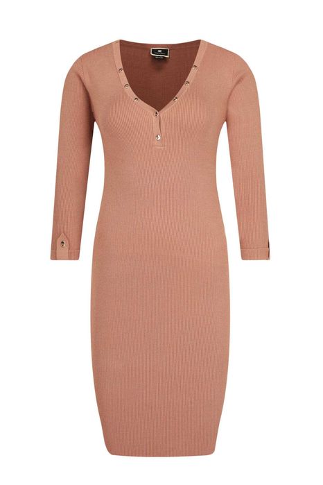 Dzianinowa sukienka Elisabetta Franchi midi