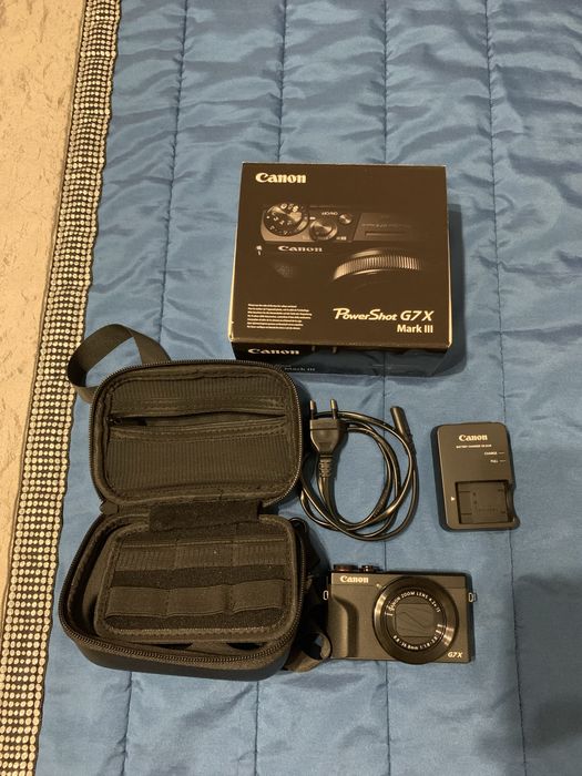 Canon PowerShot G7X Mark III - NOVA com equipamento