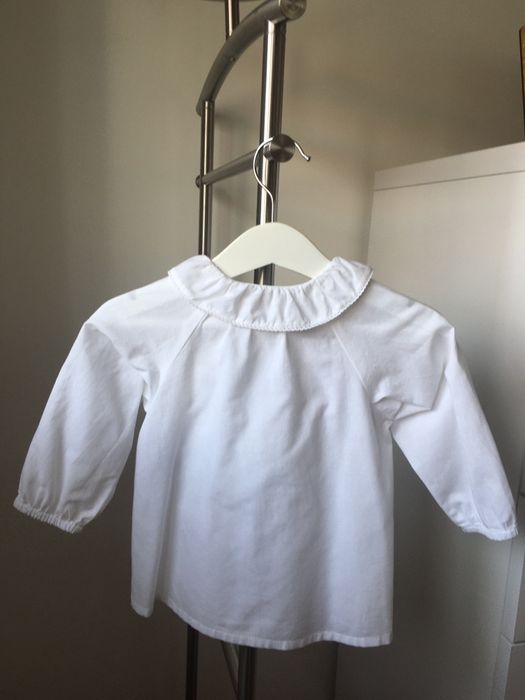 Blusa menina benetton 9/12 meses.
