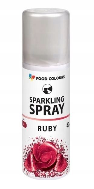 BARWNIK SPOŻYWCZY W SPRAYU - RUBINOWY - 50 ml