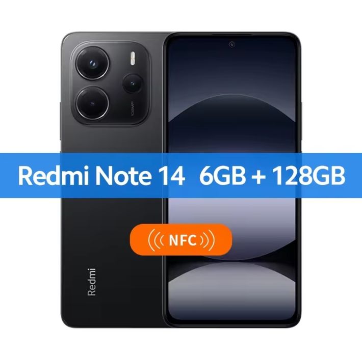 Xiaomi Redmi Note 14 6/128 NFC  Black /нові запаковані