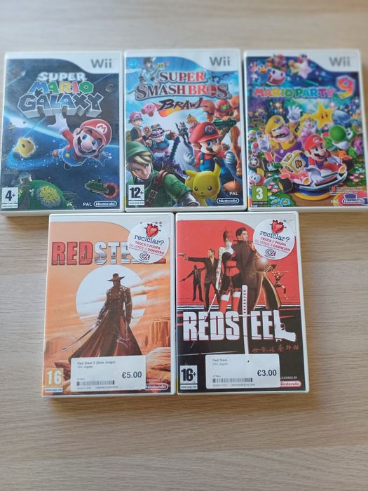 Nintendo Wii - Consola + Jogos + Acessórios