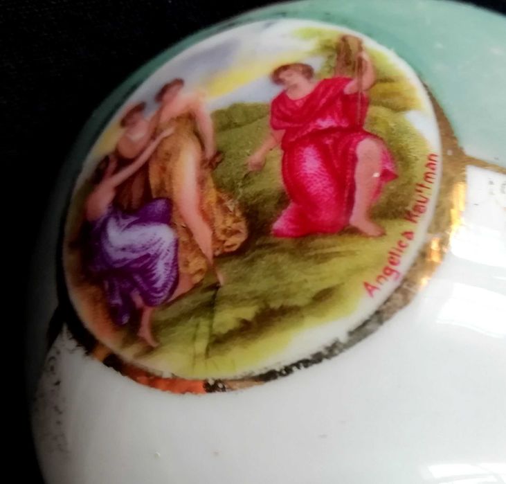 Chávena de chã dos anos 30/40 em porcelana fina MCP Czechoslovakia