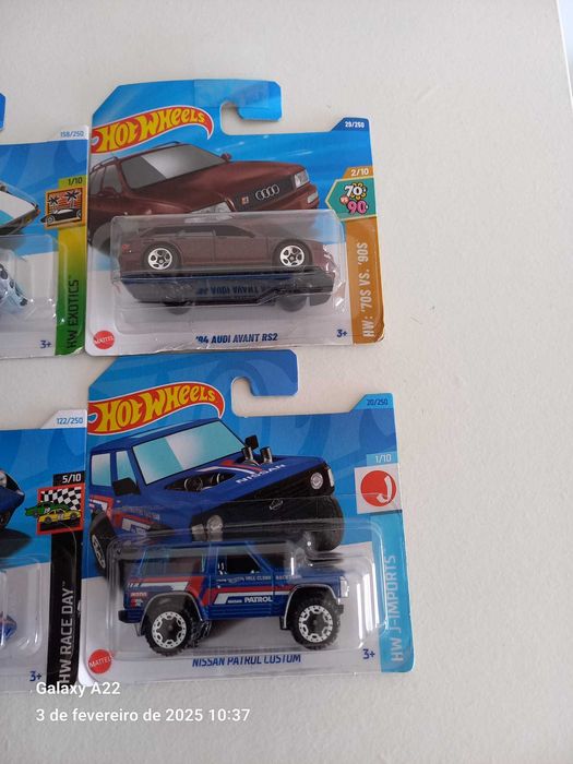 Bundle c/6 Unid. – HOT WHELLS Mainline 1/64 Lotes 2023/24/25 – Novo