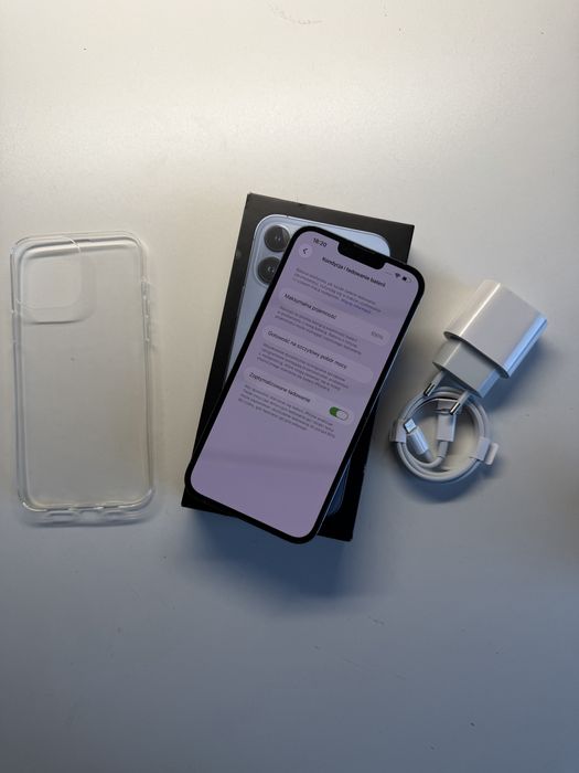 iPhone 13 Pro Max 128gb niebieski bateria 100% komplet