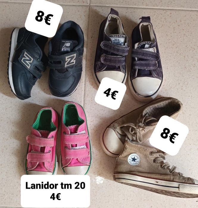 Tenis e sapatilhas desde 4€