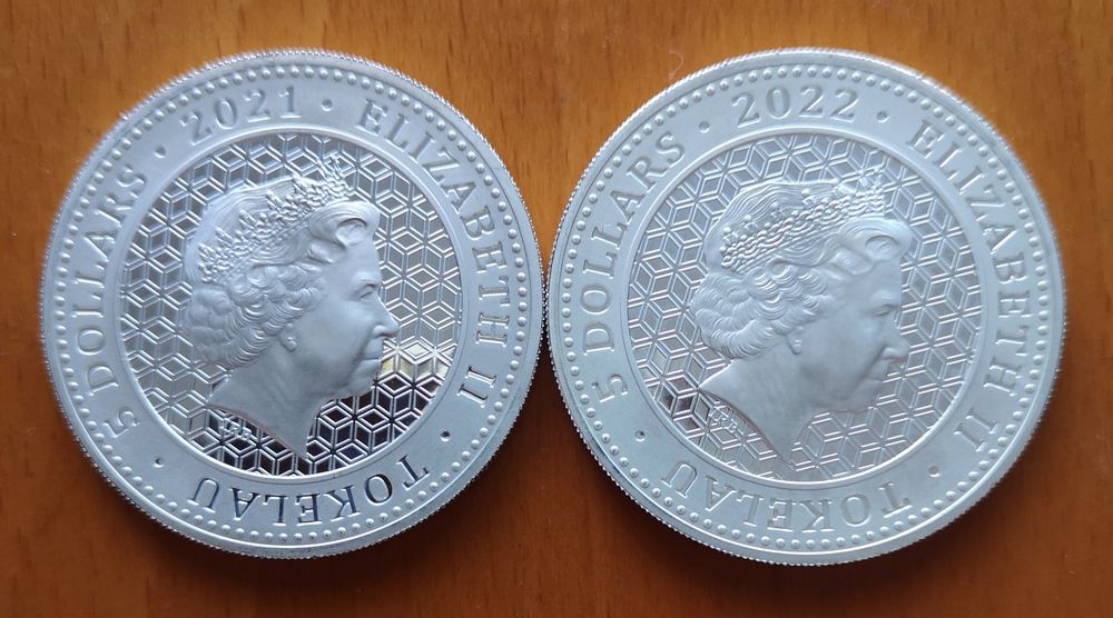 moedas prata onças Bull&Bear (#2)