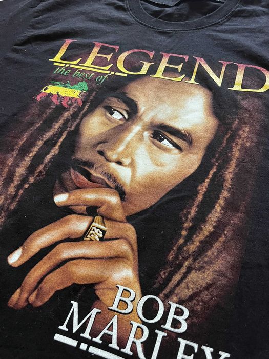 Czarna koszulka Bob Marley / vintage reggae jamaica