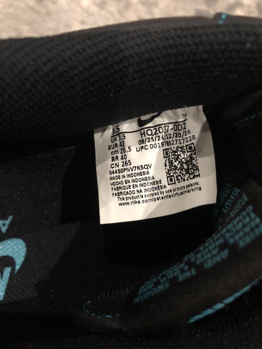 Кросівки чоловічі Nike Air Force 1 Low Black, оригінал