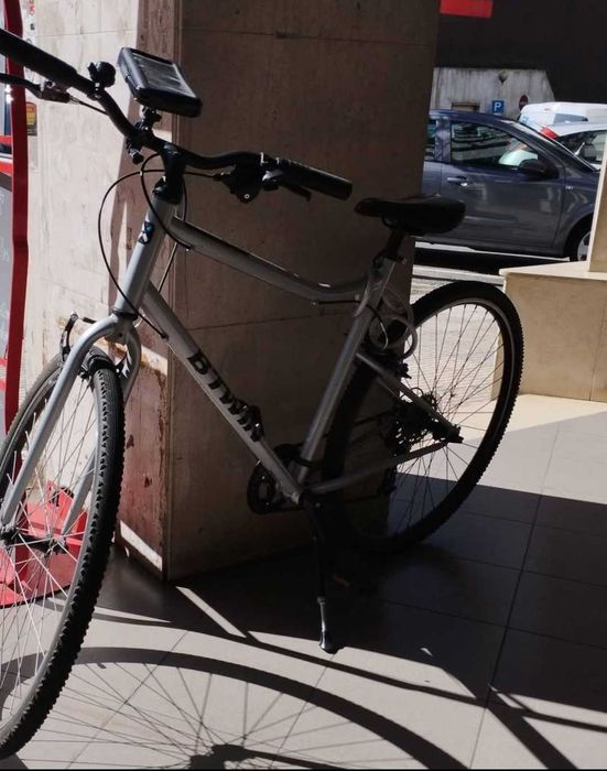 Bicicleta btwin gris