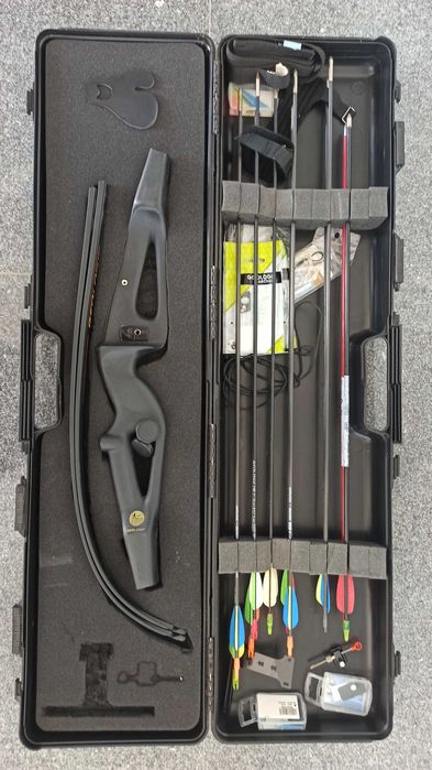 arco desportivo recurvo 55'' / 1,4mt (comprimento bom pr ate 14/16anos