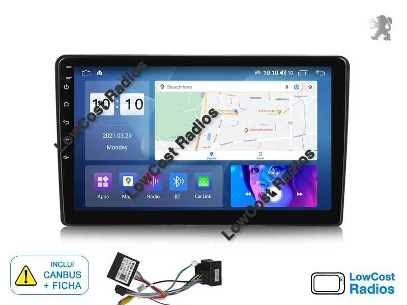 Auto Rádio PEUGEOT 308 T9 308S | GPS ANDROID 15 BT USB APPS WIFI - 9''