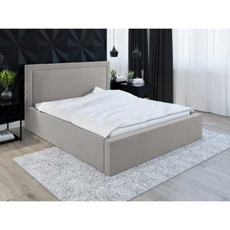 Łózko  tapicerowane do sypialni z pojemnikiem 160x200 |  Promocja