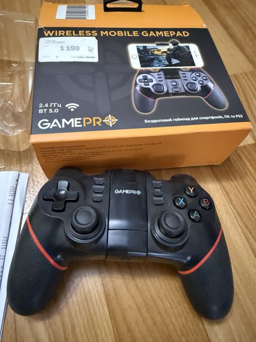 Продам бездротовий геймпад для смартфонів, ПК та PS3