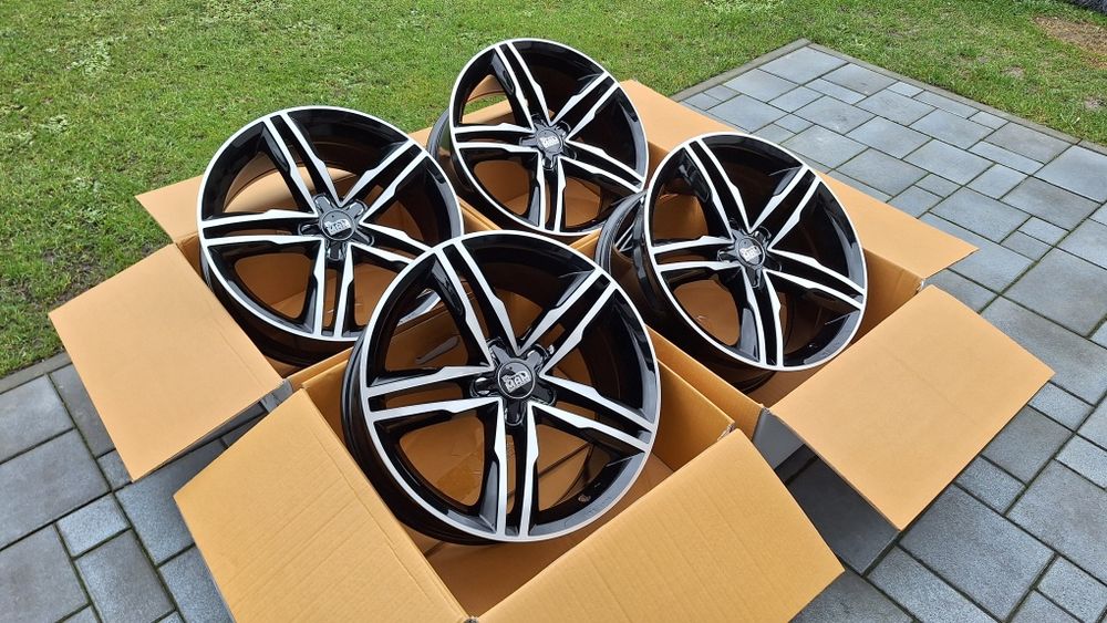 Nowe Alufelgi 5x112 r18 Audi A4 b8 b9 A5 A6 Q5 Vw Arteon Passat Skoda