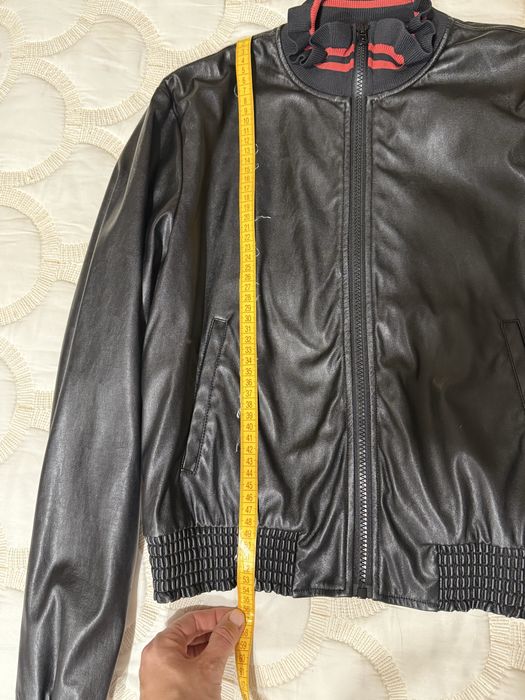 Шкіряна куртка бомбер Pinko жіноча підліткова на весну