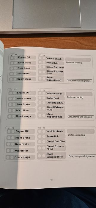 Oryginalna Książka serwisowa BMW Seria 1 3 5 z4