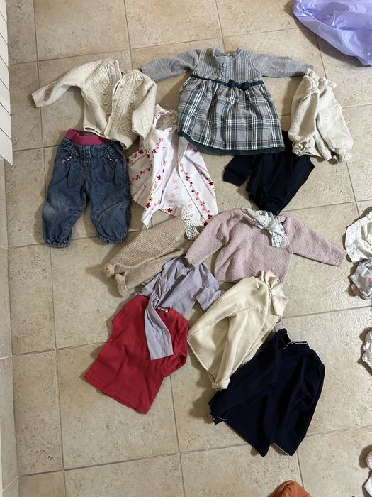 Roupa, bodys, chapéus de marca bebé 3M a 12M