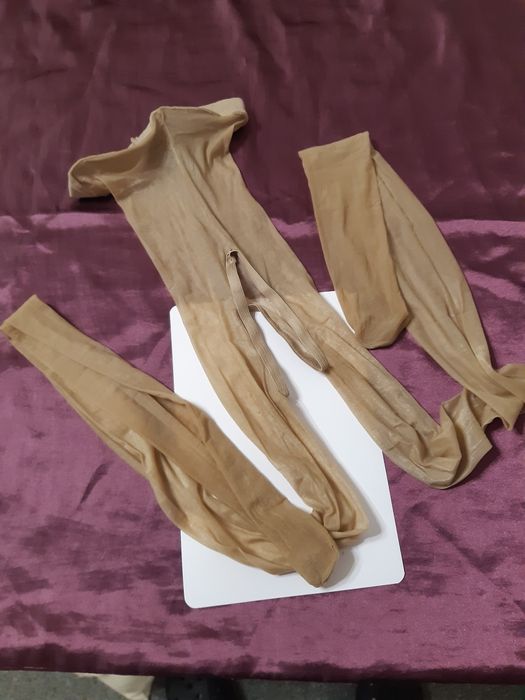 Rajstopy męskie połysk otwarte