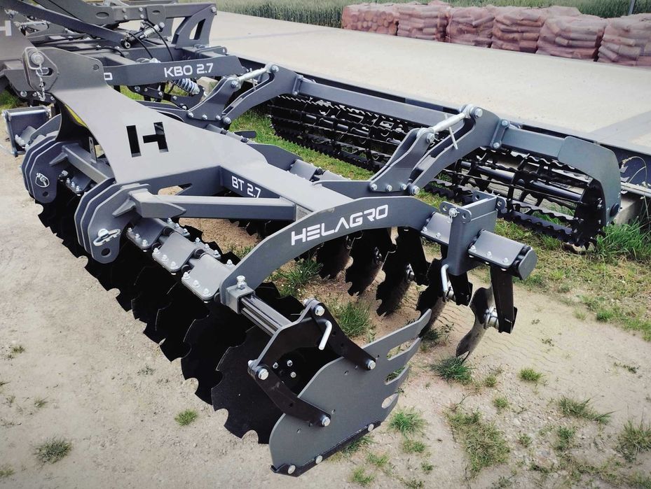 Wyprzedaż! Brona Talerzowa HELAGRO 2.7