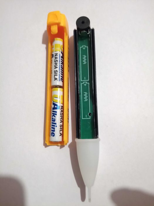 Индикатор скрытой проводки 5-1000V бесконтактный детектор свет звук