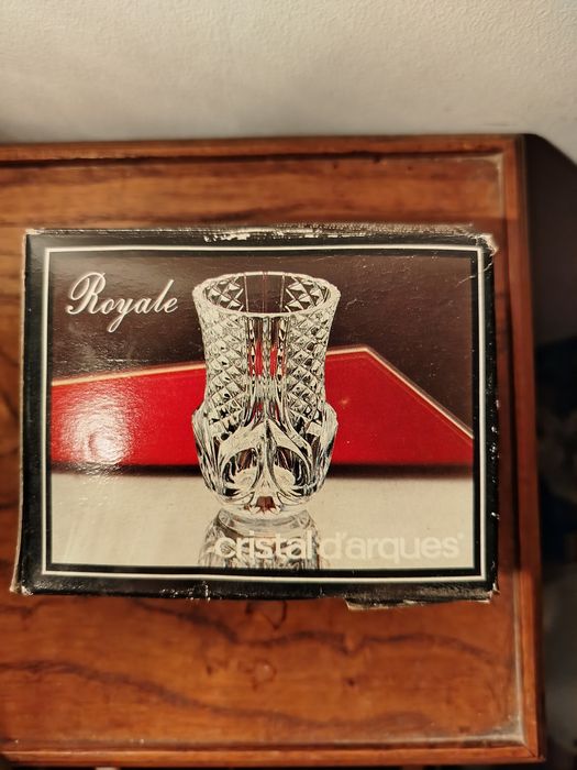2 vasos vintage Cristal Royale